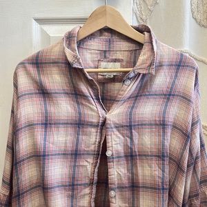 american eagle oversized flannel.